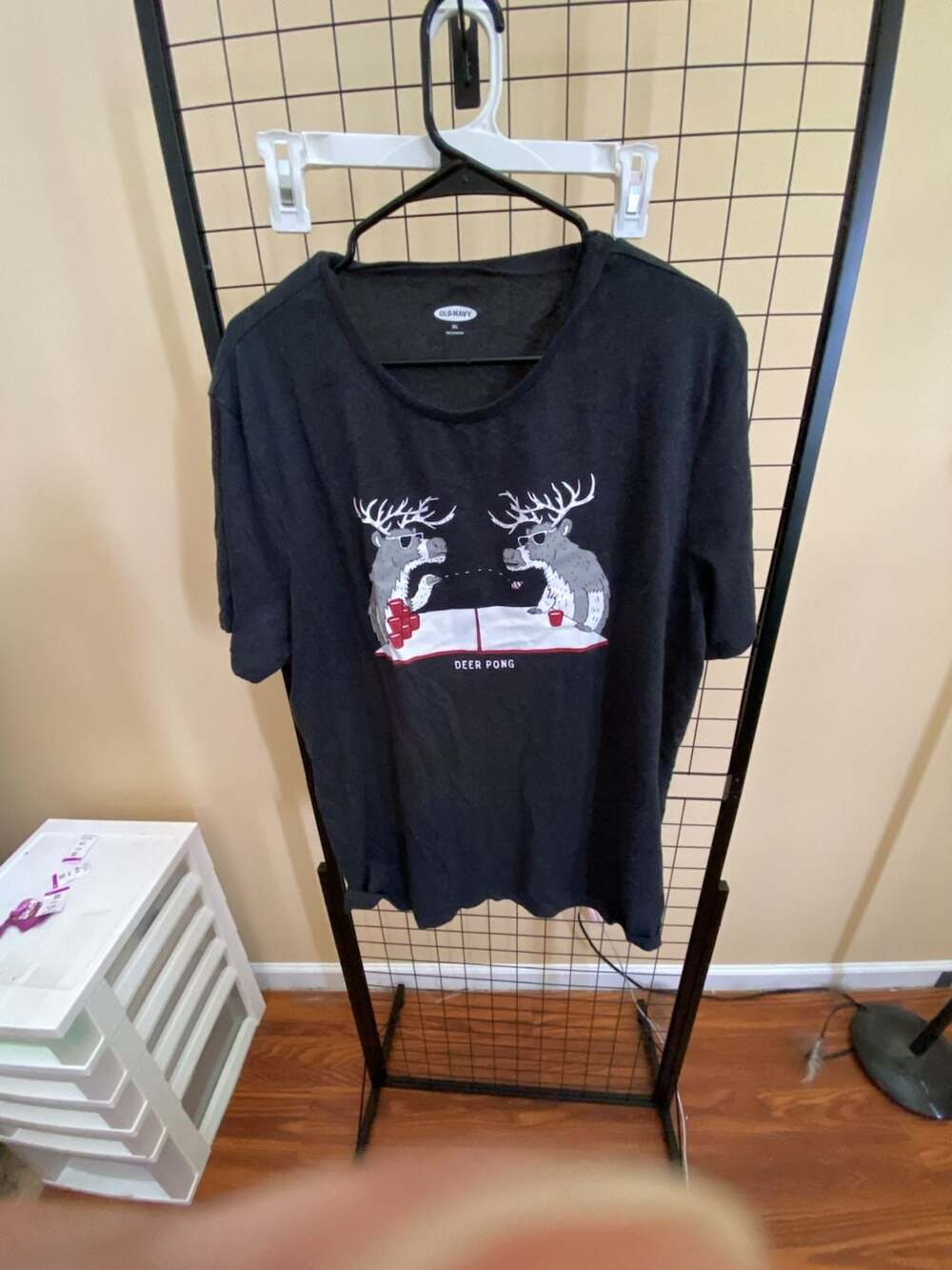 Old Navy 'Deer Pong' Graphic Crew Neck T-Shirt